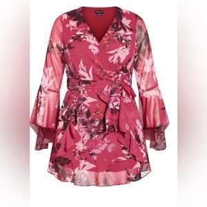 City Chic dress sz 14 Plus NWT mini dress